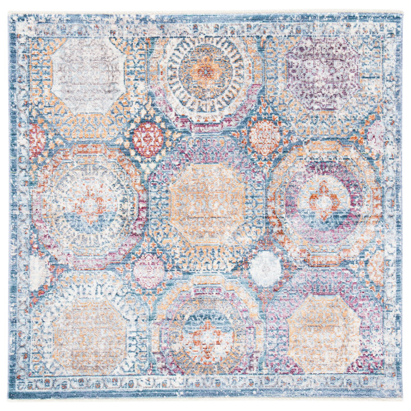 Tapis oriental performance Soren, Carré 4 pi