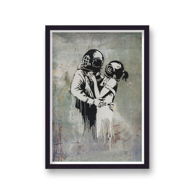 Editions Blur Think Tank V1 by Banksy - Single Picture Frame Print