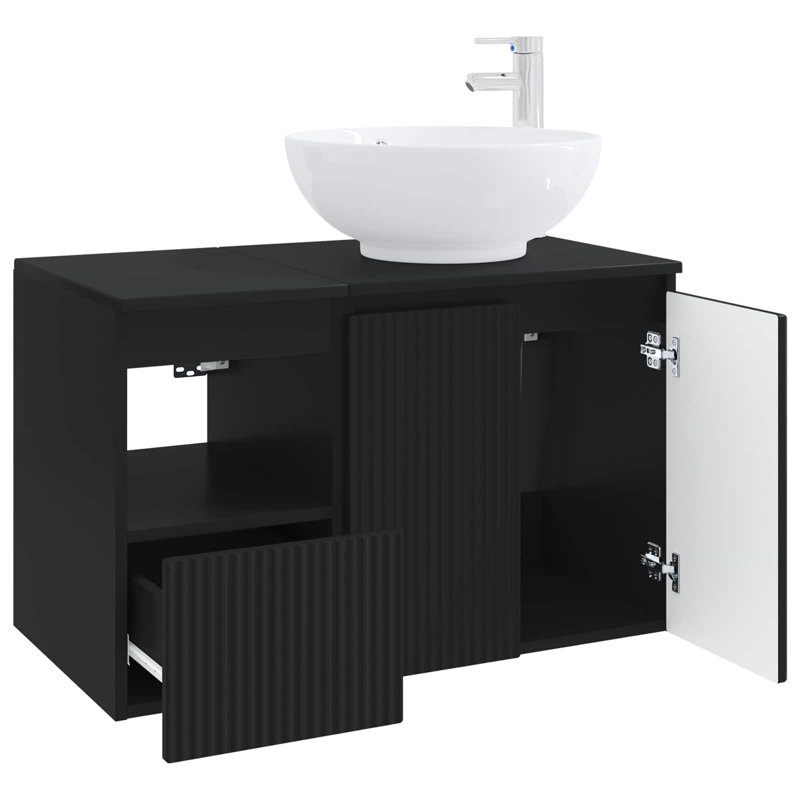 Bathroom Furniture Suite, Black