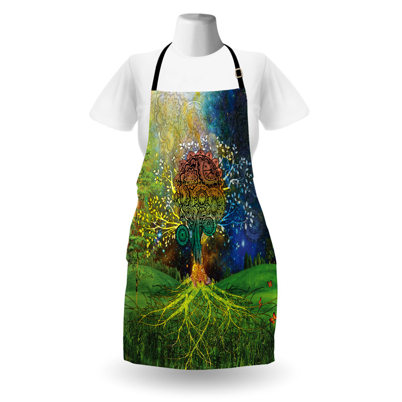 No Pattern Bib Apron