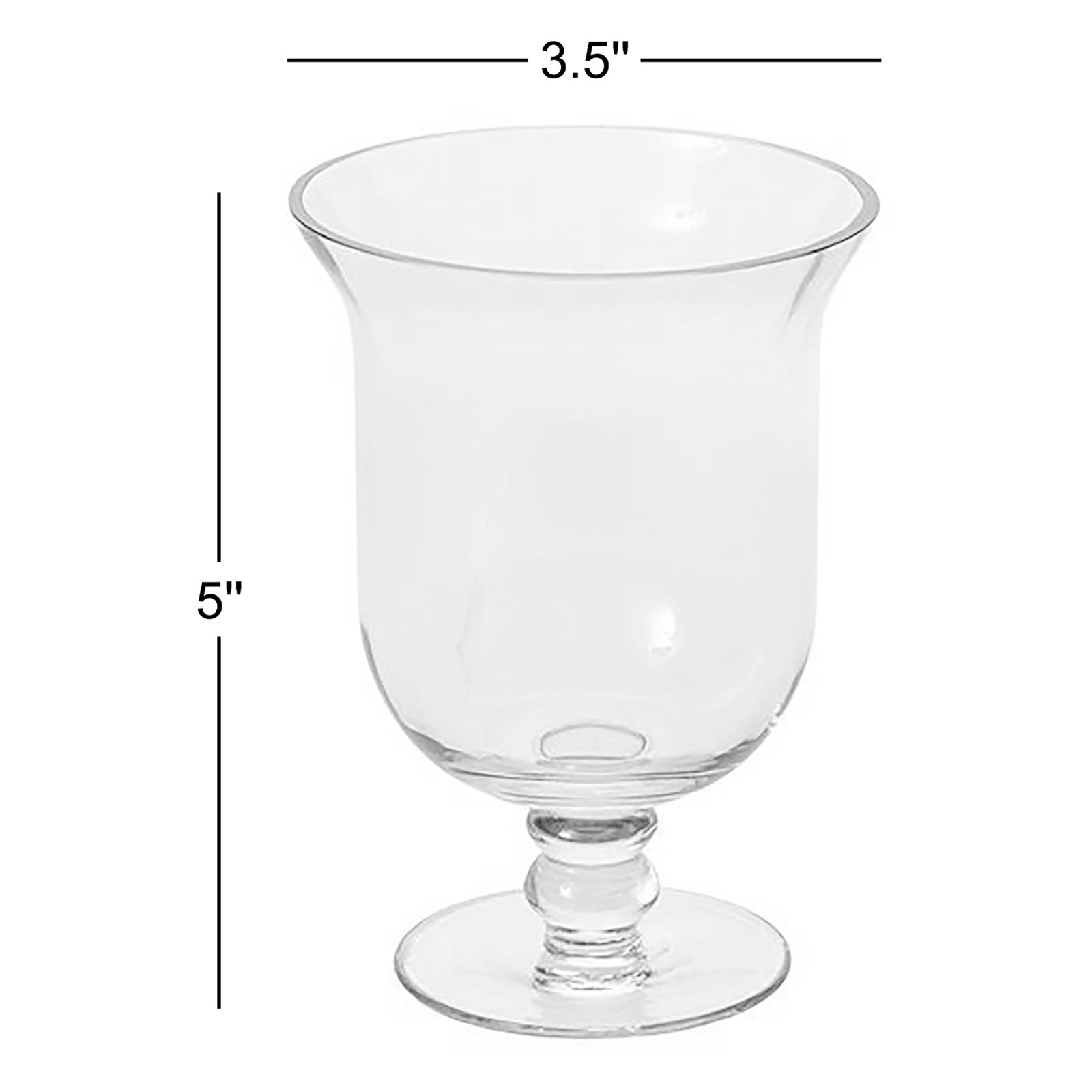 Orsay Table Vase, 5" H x 3.5" W x 3.5" D