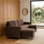 Canapé modulaire modulaire avec repose-pieds pour les soirées cinéma et les réunions de famille douillettes-1636506782
