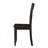 Distressed Walnut Back Side Chairs ( Of 2) - Rectangular Transitional For Basic Dining Needs, Solid , Rustic Warm Finish, Sleek Tapered Legs (2) With Usual Dining, Rectangular,