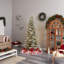 Lighted Artificial Spruce Christmas Tree-896209017