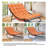 Outdoor Metal Rocking Chair - Upholstered Patio Lounge Chair with Padded Seat, Heavy Duty for Porch-2051668850