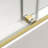55-60" W x 60" H Frameless Double Sliding Tub Door Bypass Tub Door with 5/16"(8mm) Tempered Glass, Nano Explosion-proof Film, Brushed Gold-106231692
