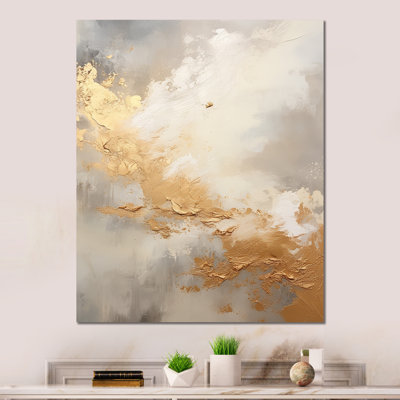 " Beige And Gold Minimalism Storms "