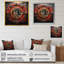 «Red Bitcoin Crypto monnaie I», art mural mode-2121263086-2121263085