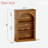 3-tier Open Bookshelf With Decorative Beaded Trim And Arched Design