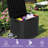 30 Gallons Water Resistant Resin Lockable Deck Box