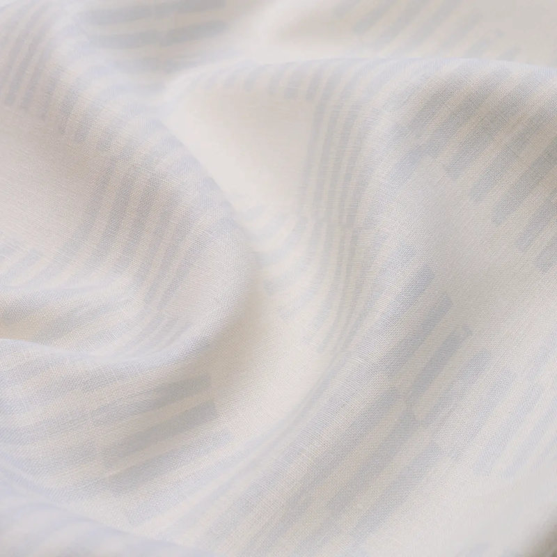 Schumacher X Caroline Z Hurley Field Fabric, Blue