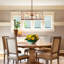 Lustre tambour en bronze 6 lumières Phillipston