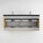 Smariti 60" Wall-Mounted Double Bathroom Vanity Set-1087816388