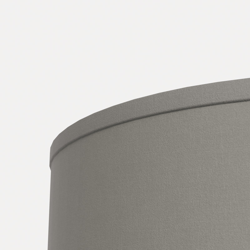 Abat-jour en lin pour ventilateur de plafond P 8 po x 15 po de diamètre + Ensemble d'adaptateur de ventilateur + Diffuseur (tout est nécessaire dans 1 boîte)