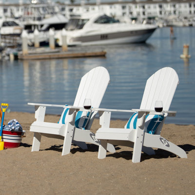 Chaise Adirondack d'extérieur en PEHD LuXeo Westwood