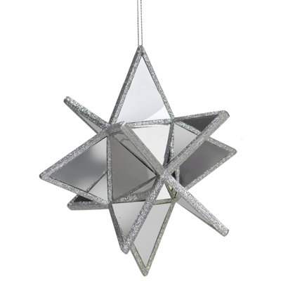 Ornement de Noël en forme d'étoile tridimensionnelle 6 po