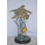 Statue en bronze Earline, deux tortues et poisson-clown Nemo - Taille: L 18 po x l 15 po x H 26 po.