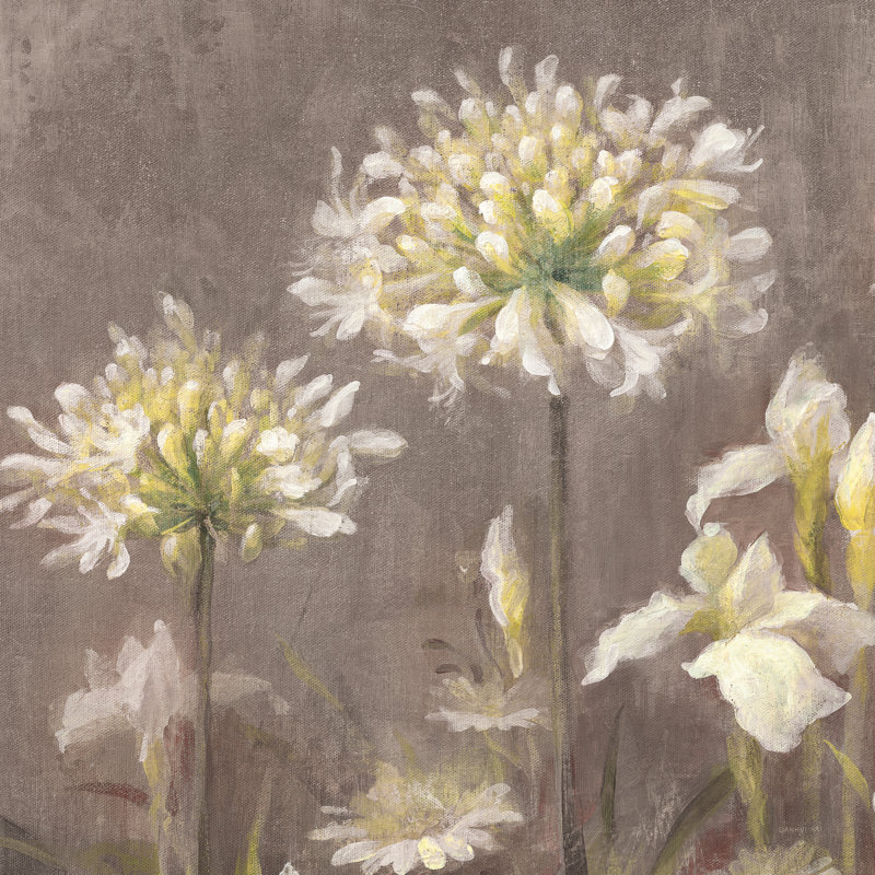 Spring Blossoms Neutral III by Danhui Nai - Wrapped Canvas Art Prints, 30cm H x 30cm W x 3.8cm D