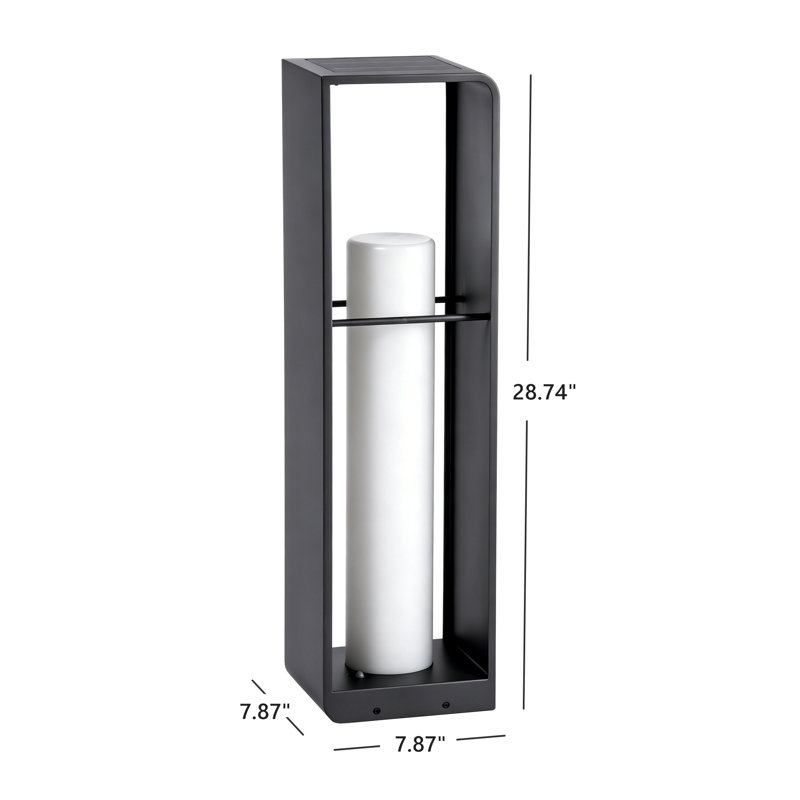 Lanterne solaire extérieure étanche IP65, lampadaire DEL extérieur