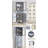 67" Tall Bathroom Storage Cabinet With Glass Doors, Shelves, And 2 Drawers, Gray