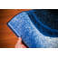 Tapis de zone bleu abstrait-14361522