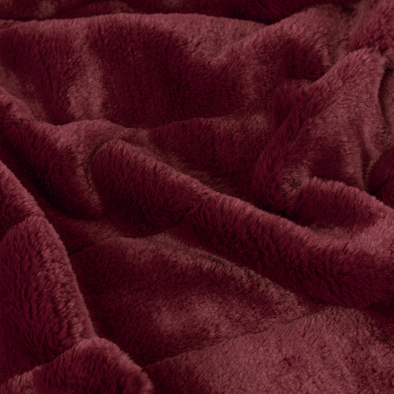 Berwick Throw Blanket, W140 x L200cm, Ruby