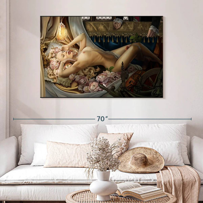 Le rêve de la beauté, H 32 po x l 48 po