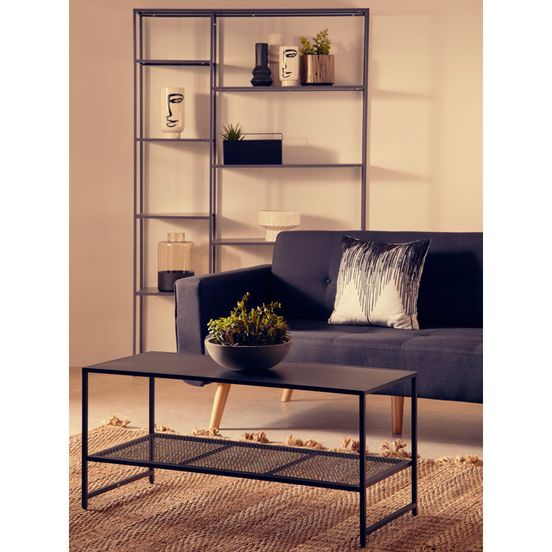 Anecia Four Leg Coffee Table with Storage