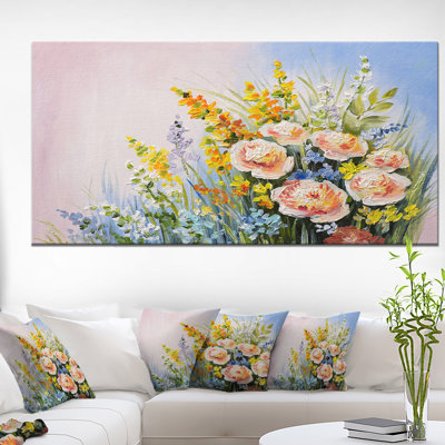 " Abstract Bouquet Of Summer Flowers "