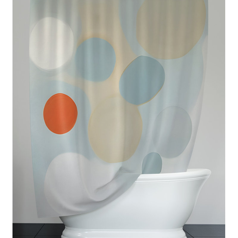 Rideau de douche Clata, H 72 po x l 70 po