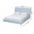 Jacqeuline Upholstered Wingback Bed-1025458476