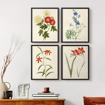 Magnetic Color II Framed Print - Set of 4