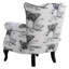 Colyn Upholstered Fabric Wingback Chair