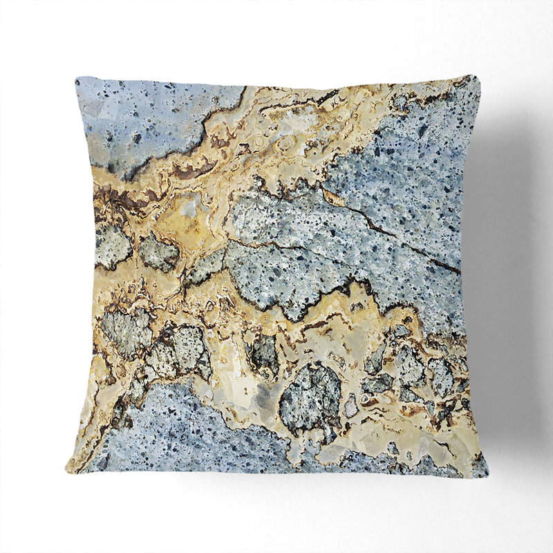 Square Throw Cushion, Stone, 40cm H x 40cm W x 15cm D