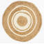 Round Warren Striped Hand Woven Area Rug-2075755121