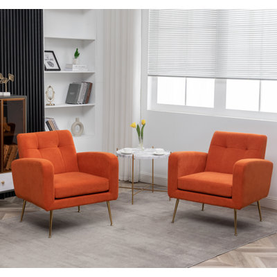 Fauteuil capitonné de 29 po de largeur Alixon