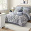 Polyester Damask Comforter Set