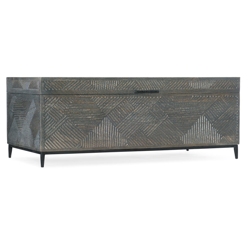 Chiseling Solid Wood Top Coffee Table