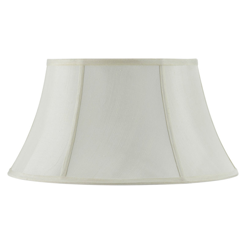 Abat-jour en tissu cloche (araignée), Coquille d'œuf, H 9,75 po x l 18 po x P 18 po