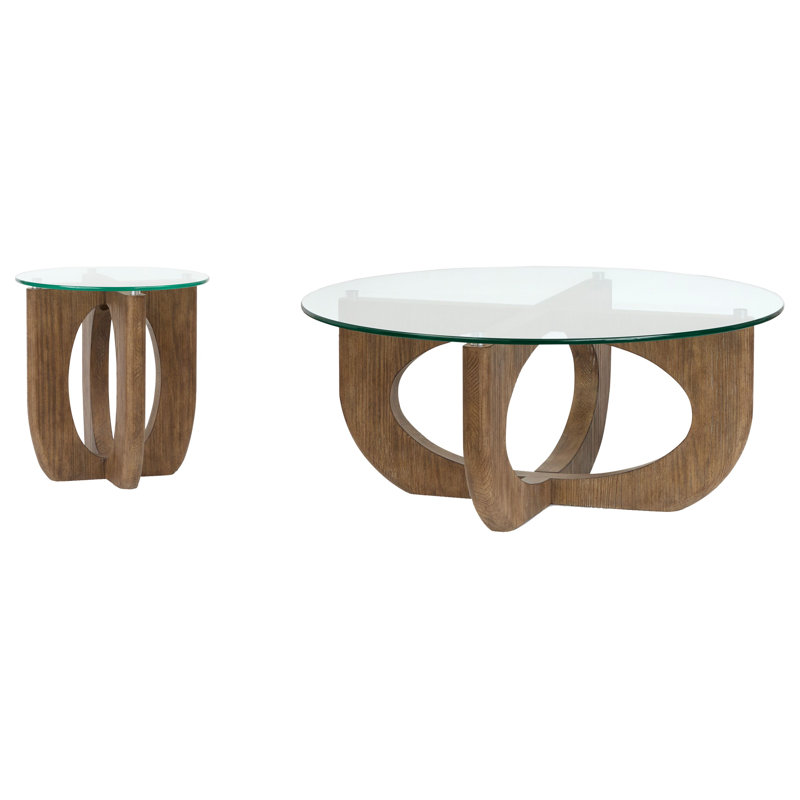 Table basse avec table de bout Jaimes, 2 pièces: table basse, table de bout