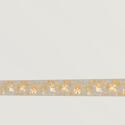 Papier peint adhésif médiéval Toile Border