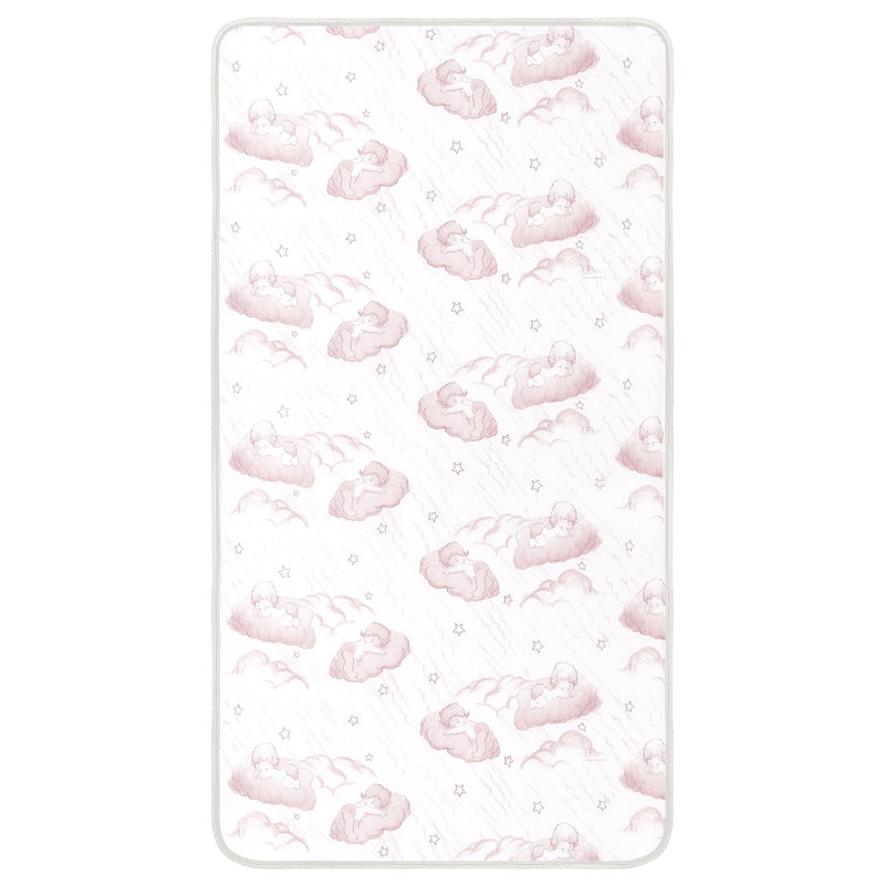 Matelas imperméable pour tout-petits 2 étapes , Rose