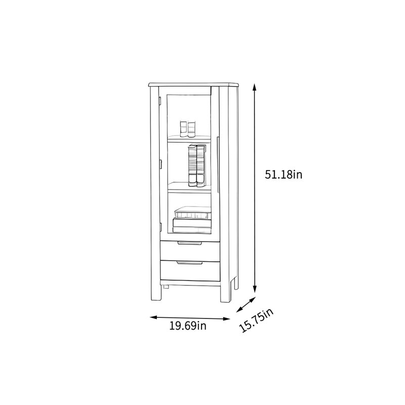 Armoire de rangement simple pour chambre à coucher