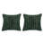 Decorative Compression Green Faux Rabbit Fur Flannel Square Throw Pillow Covers With Inserts-103220869