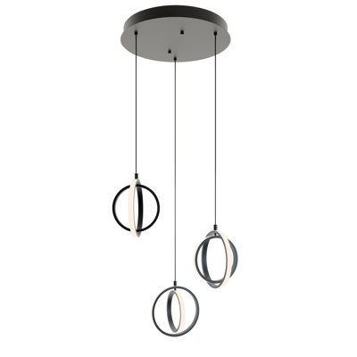 3 - Light LED Cluster Pendant