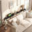 78.7" Narrow Console Table with Power Outlet,Sofa Long Behind Couch Table