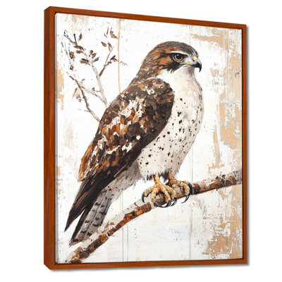 Hawk On The Hunt I - Hawk Wall Art Print