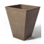 Jardinière en pot composite carrée Cara avec tablette végétale-129503793-115251814
