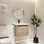 Petit meuble-lavabo 24 "avec design flottant-1834551560