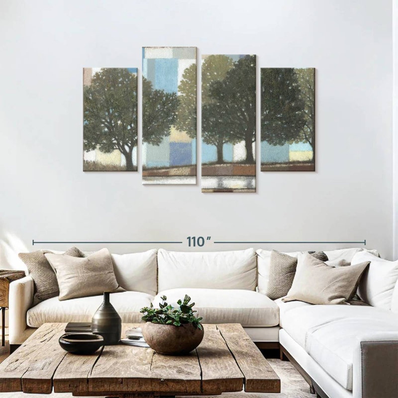 Avery Patchwork Grove, 48" H x 75" W